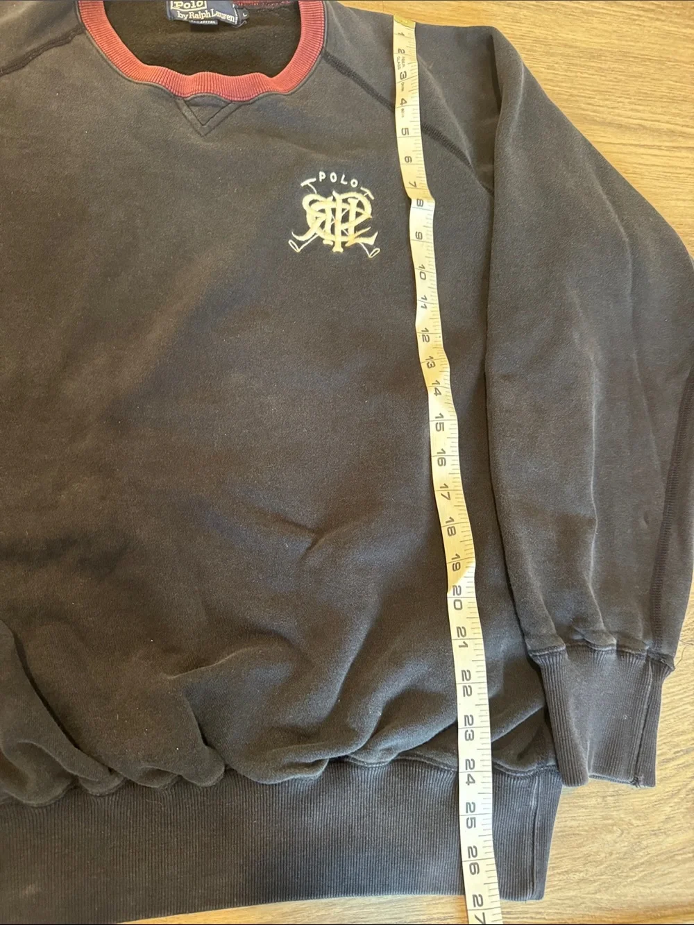 Vintage Polo Ralph Lauren OG Scribble Logo 90s Crewneck Sweatshirt